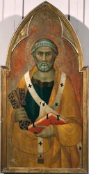 St. Peter, panel from a polyptych painted for the Convent of San Francesco de Colle Val d